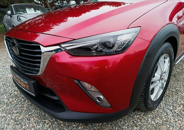 Mazda CX-3 cena 78900 przebieg: 128000, rok produkcji 2018 z Kłecko małe 466
